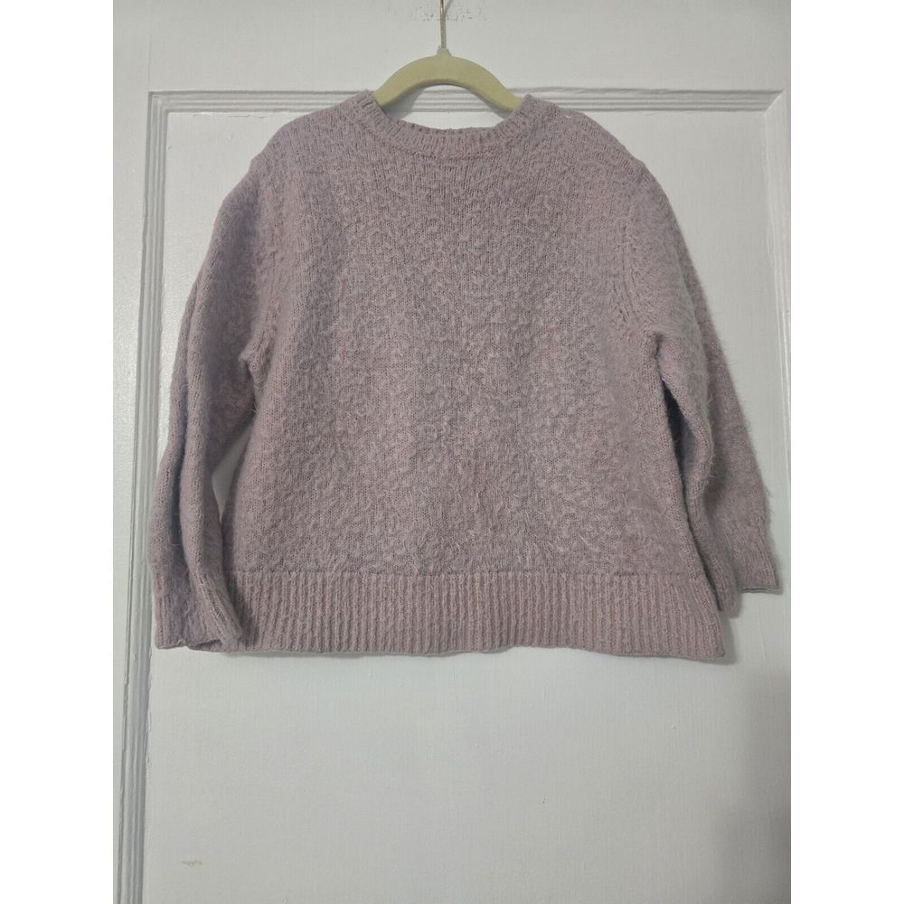 Zara Girls fluffy Soft Knit Pink Pullover Sweater size 8‎